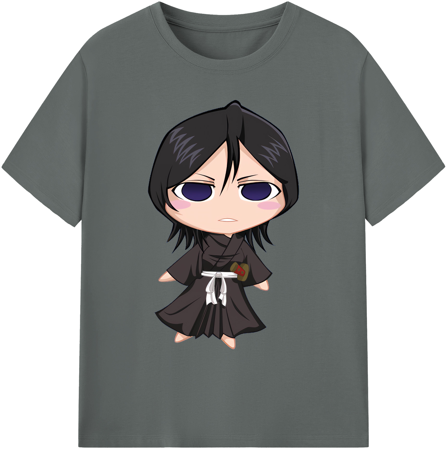 （画像用） ブリーチ 朽木ルキア BLEACH Kuchiki Rukia 綿100％ メンズ半袖Tシャツ｜肌触りやわらか＆通気性
